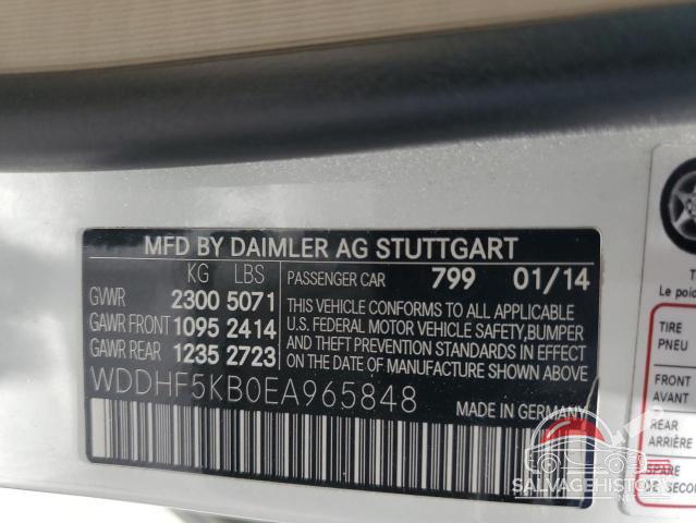 WDDHF5KB0EA965848 2014 MERCEDES-BENZ E-CLASS photo no. 12