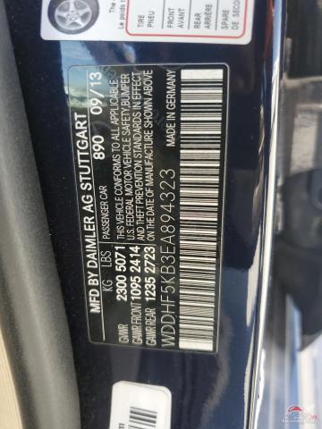 WDDHF5KB3EA894323 2014 MERCEDES-BENZ E-CLASS photo no. 12
