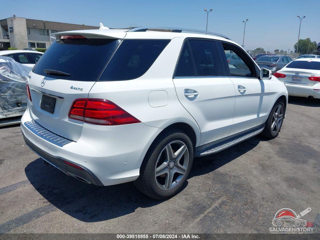 4JGDA5HB2GA806696 2016 MERCEDES-BENZ GLE 350 photo no. 4