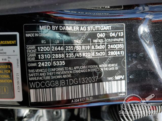 WDCGG8JB1DG132037 2013 MERCEDES-BENZ GLK-CLASS photo no. 13