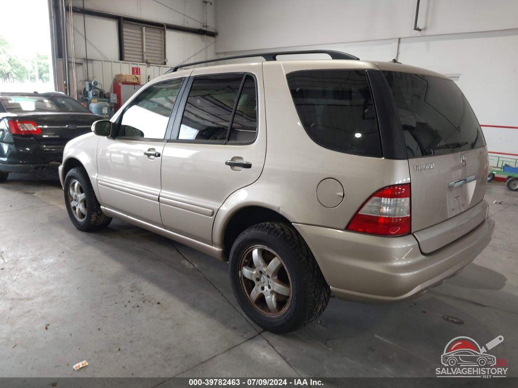 4JGAB75E55A529632 2005 MERCEDES-BENZ ML 500 photo no. 3