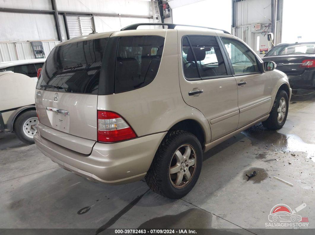 4JGAB75E55A529632 2005 MERCEDES-BENZ ML 500 photo no. 4