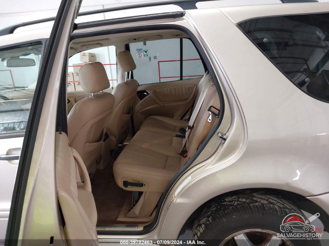 4JGAB75E55A529632 2005 MERCEDES-BENZ ML 500 photo no. 8