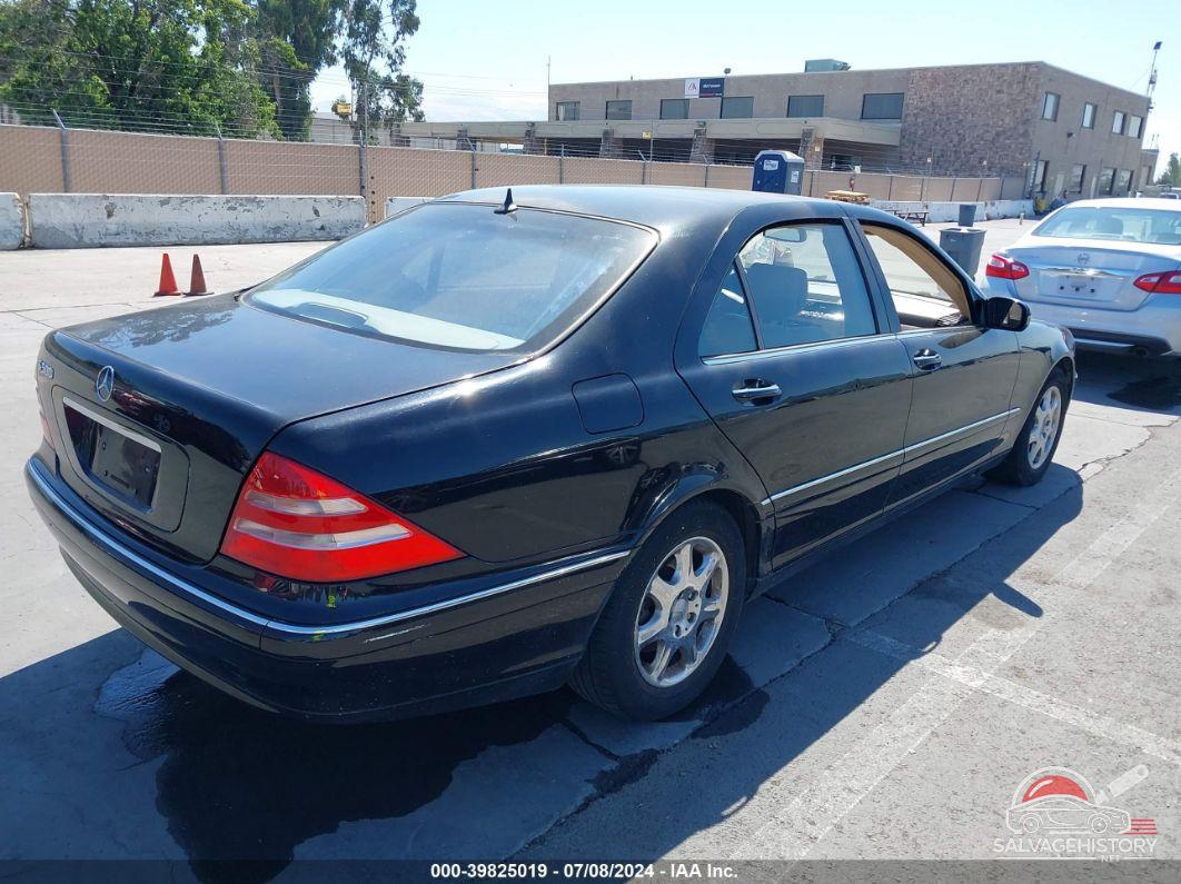 WDBNG75J81A192225 2001 MERCEDES-BENZ S 500 photo no. 4