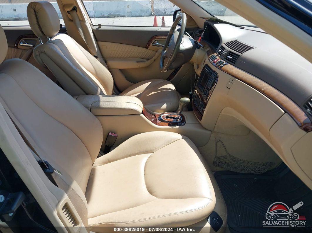 WDBNG75J81A192225 2001 MERCEDES-BENZ S 500 photo no. 5