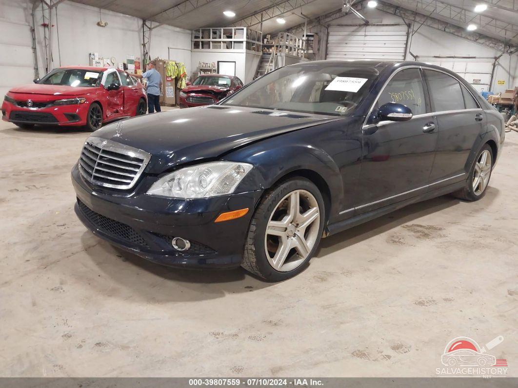 WDDNG86X67A139810 2007 MERCEDES-BENZ S 550 photo no. 2