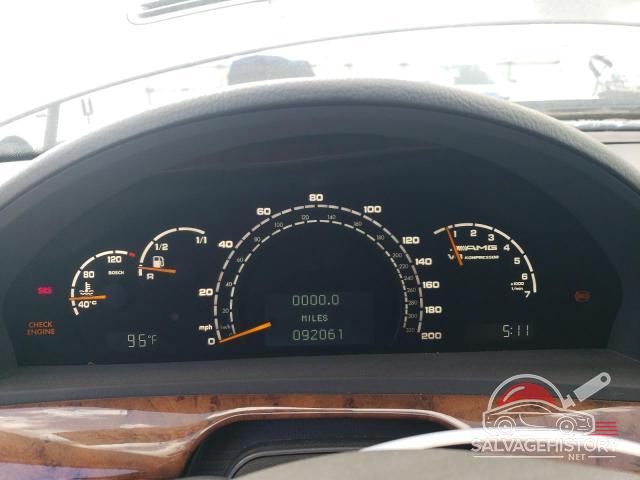 WDBNG74J33A369462 2003 MERCEDES-BENZ S-CLASS photo no. 9