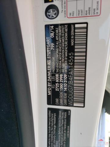 WDDUG7JB4FA114565 2015 MERCEDES-BENZ S-CLASS photo no. 12