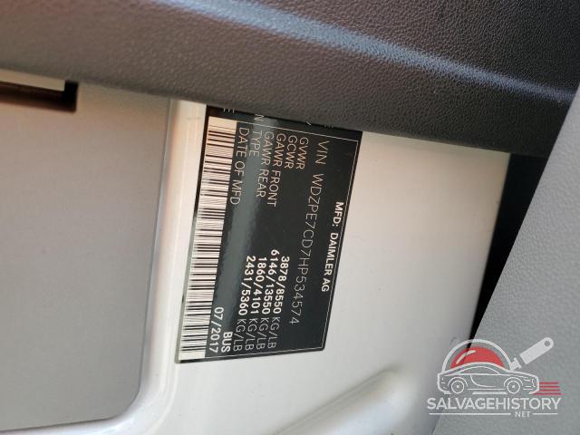 WDZPE7CD7HP534574 2017 MERCEDES-BENZ SPRINTER photo no. 14