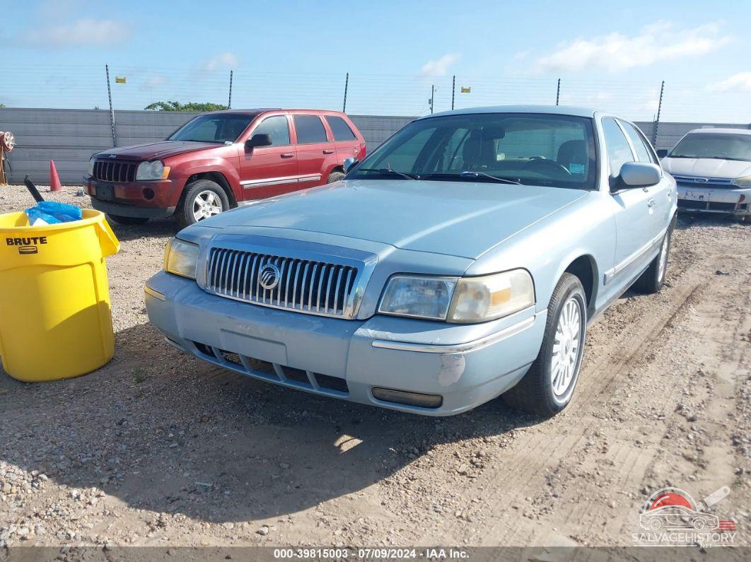 2MEFM75V68X603378 2008 MERCURY GRAND MARQUIS photo no. 2