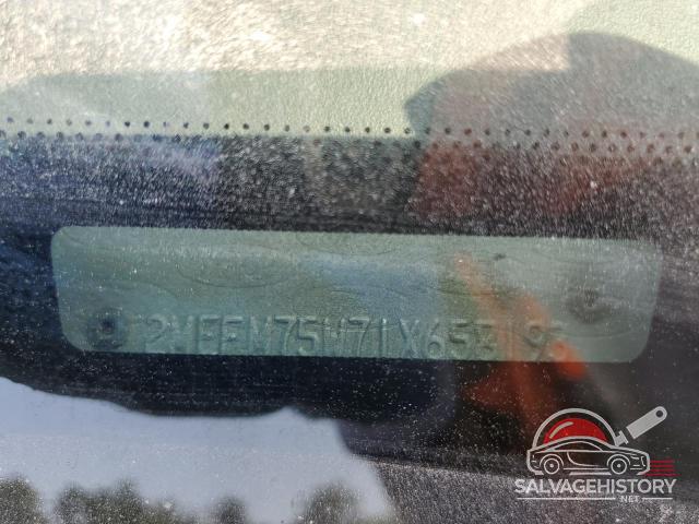 2MEFM75W71X658193 2001 MERCURY GRMARQUIS photo no. 12