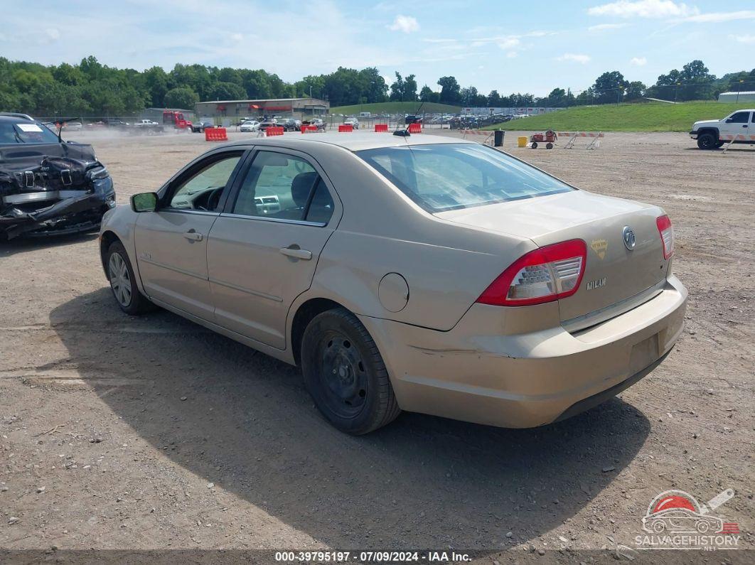 3MEHM07Z57R667649 2007 MERCURY MILAN photo no. 3