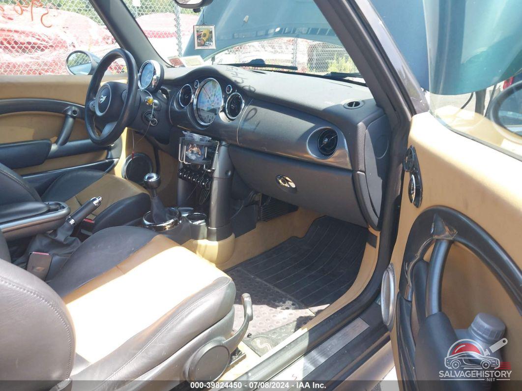 WMWRH33527TJ43241 2007 MINI COOPER S photo no. 5