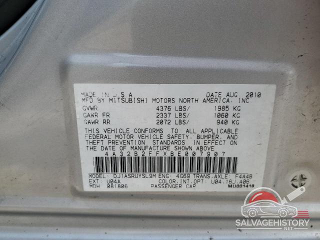 4A32B2FFXBE007907 2011 MITSUBISHI GALANT photo no. 12