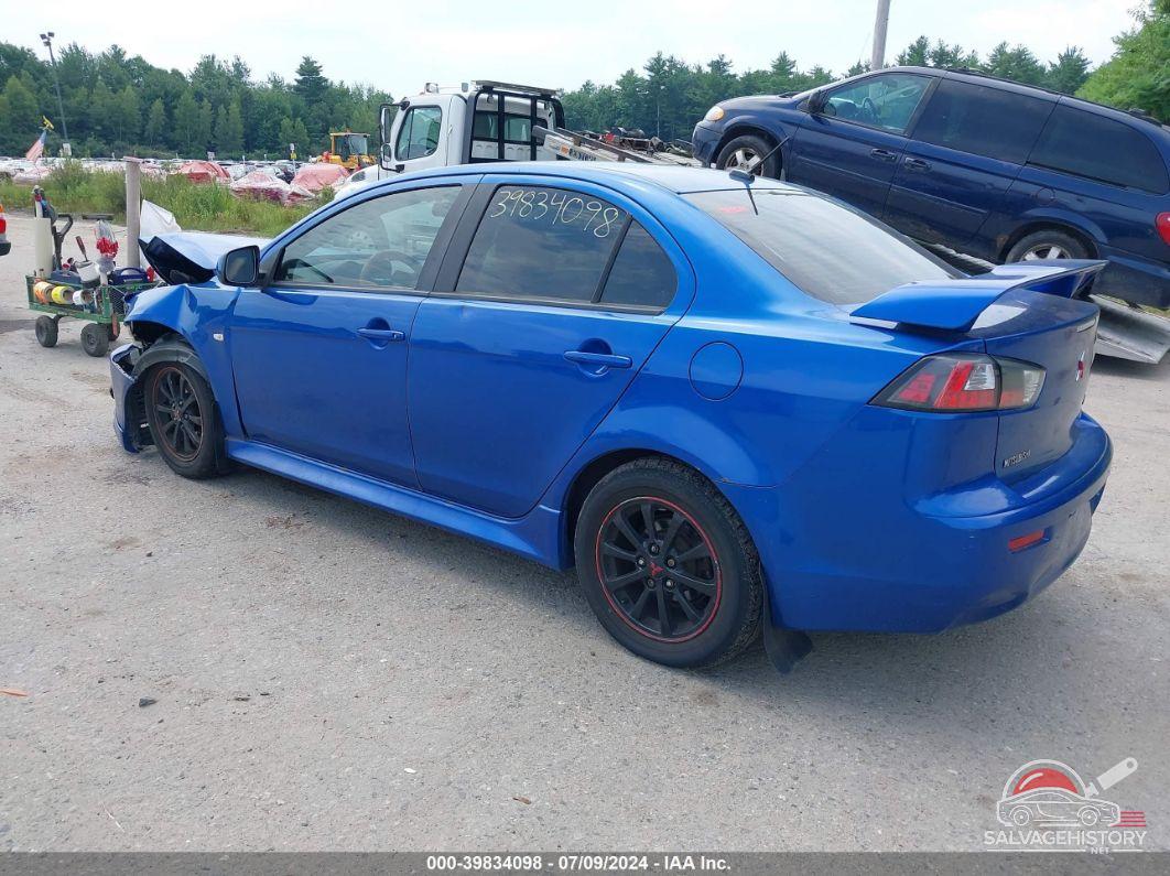 JA32U2FU1AU013156 2010 MITSUBISHI LANCER photo no. 3