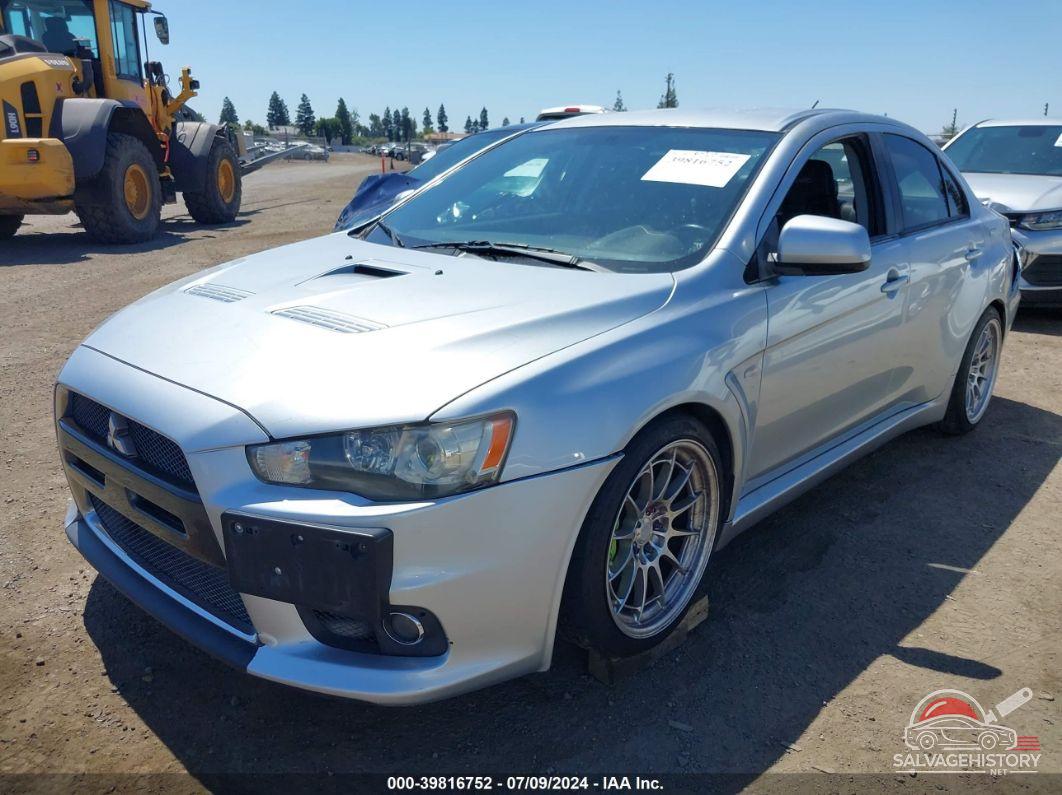 JA3AW56V58U051130 2008 MITSUBISHI LANCER EVOLUTION photo no. 2