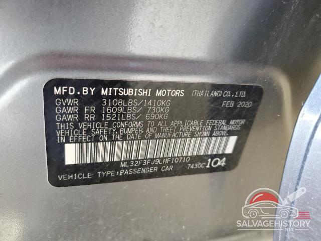 ML32F3FJ9LHF10710 2020 MITSUBISHI MIRAGE photo no. 12