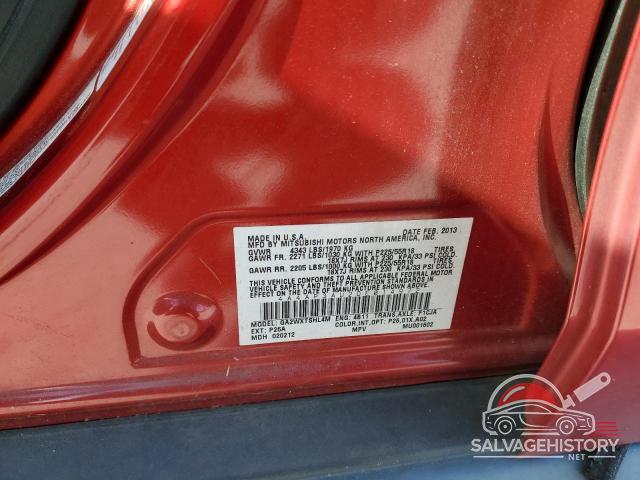 4A4AP3AU2DE014972 2013 MITSUBISHI OUTLANDER photo no. 13