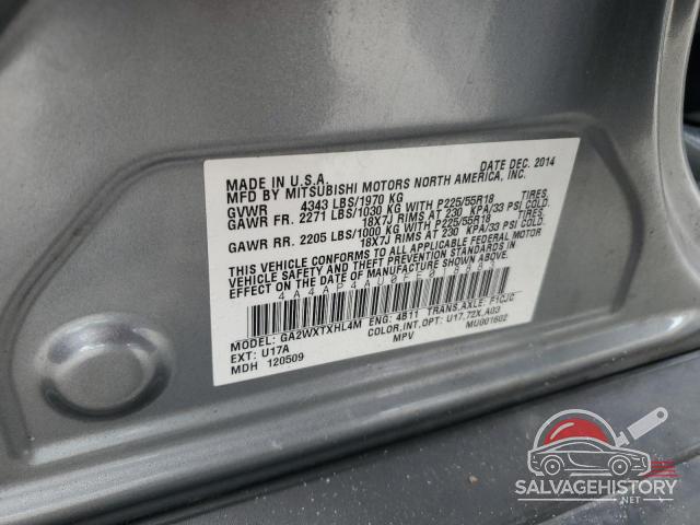 4A4AP4AU0FE018883 2015 MITSUBISHI OUTLANDER photo no. 13