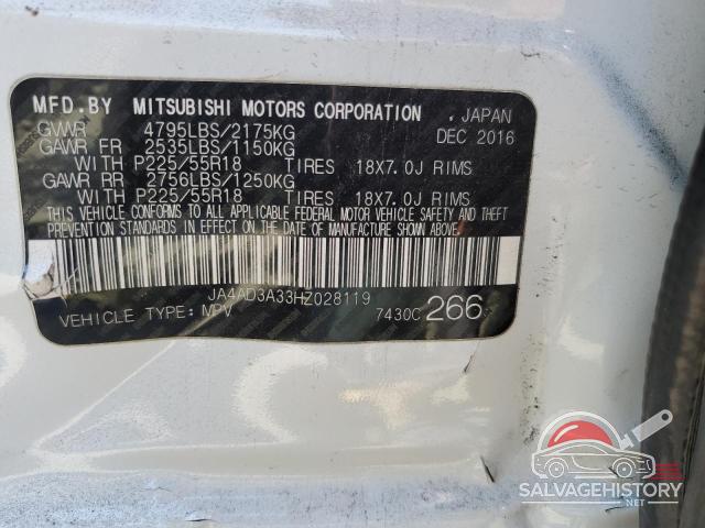 JA4AD3A33HZ028119 2017 MITSUBISHI OUTLANDER photo no. 13