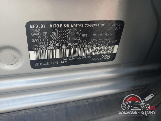 JA4AD2A36JJ002323 2018 MITSUBISHI OUTLANDER photo no. 12