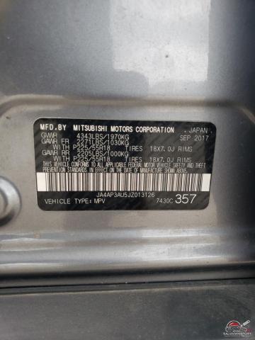 JA4AP3AU5JZ013126 2018 MITSUBISHI OUTLANDER photo no. 13