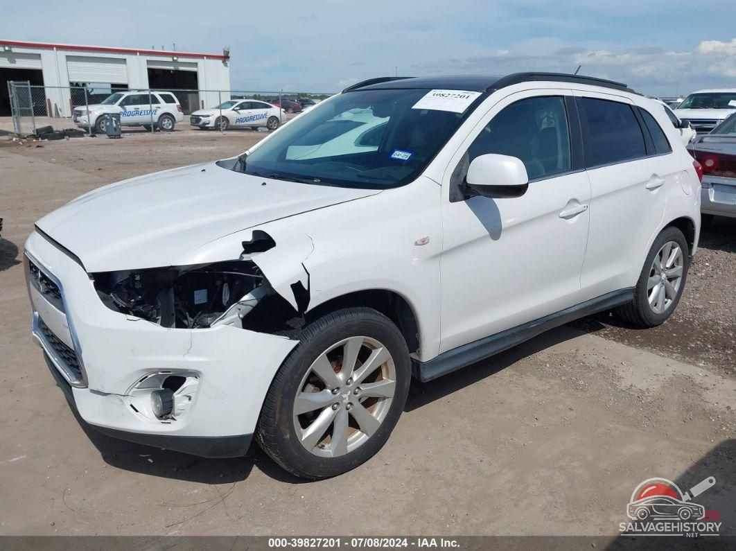 4A4AP4AU0EE018977 2014 MITSUBISHI OUTLANDER SPORT photo no. 2