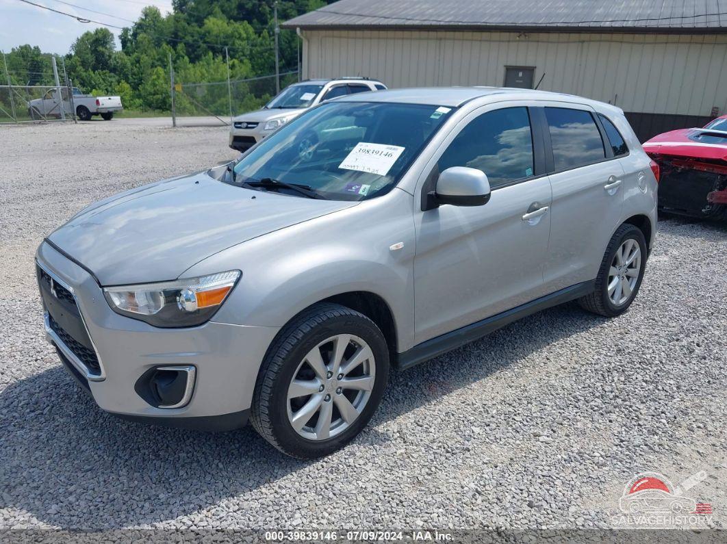 4A4AR3AW0FE051193 2015 MITSUBISHI OUTLANDER SPORT photo no. 2