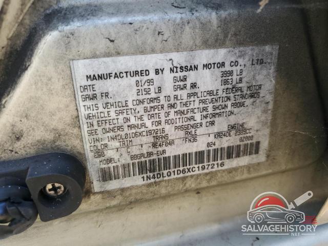 1N4DL01D6XC197216 1999 NISSAN ALTIMA photo no. 12