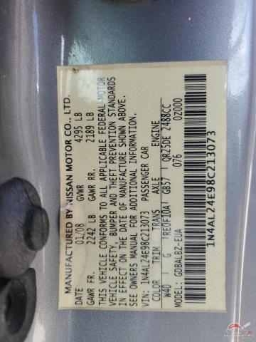 1N4AL24E98C213073 2008 NISSAN ALTIMA photo no. 13