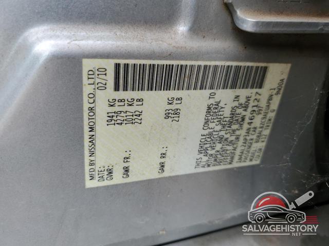 1N4AL2AP3AN469127 2010 NISSAN ALTIMA photo no. 12