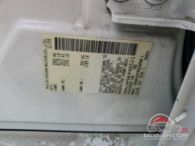 1N4AL2AP5AN440521 2010 NISSAN ALTIMA photo no. 12