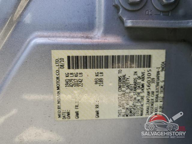 1N4AL2AP7AN560305 2010 NISSAN ALTIMA photo no. 12