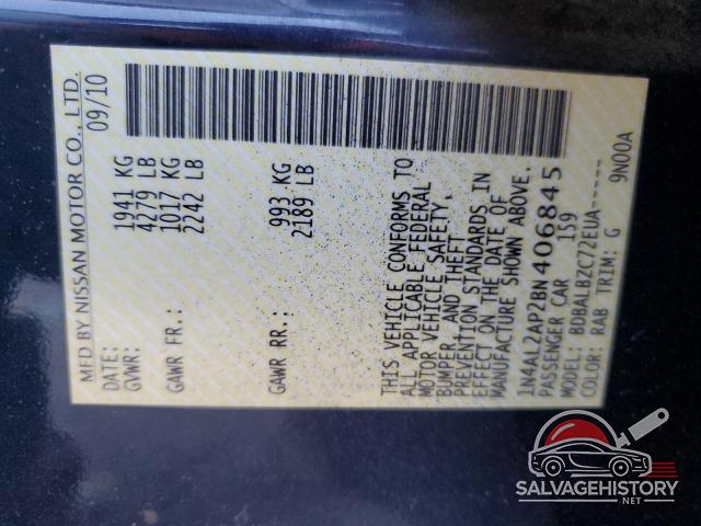 1N4AL2AP2BN406845 2011 NISSAN ALTIMA photo no. 13
