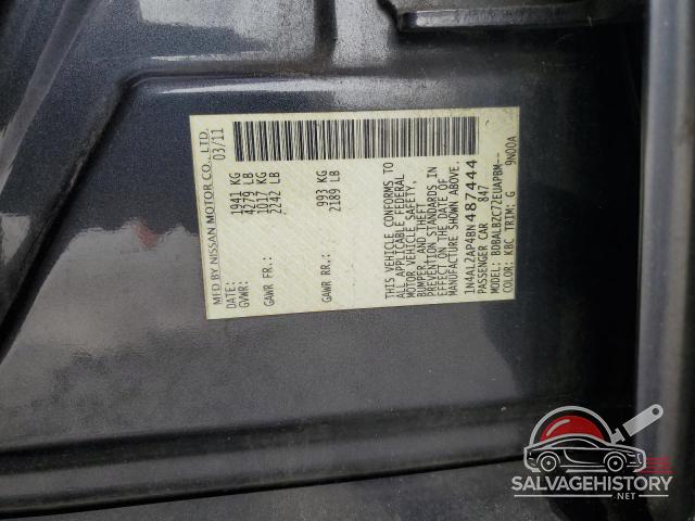 1N4AL2AP4BN487444 2011 NISSAN ALTIMA photo no. 13