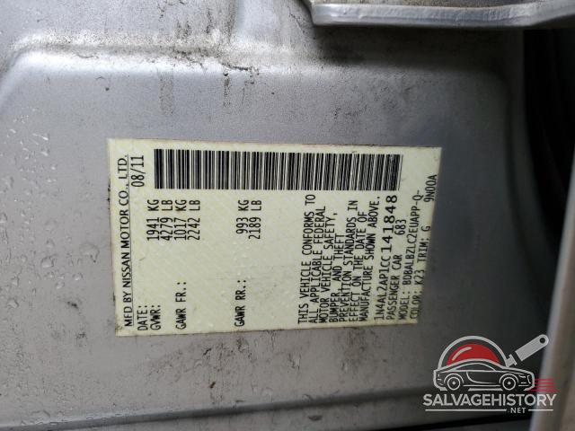 1N4AL2AP1CC141848 2012 NISSAN ALTIMA photo no. 13
