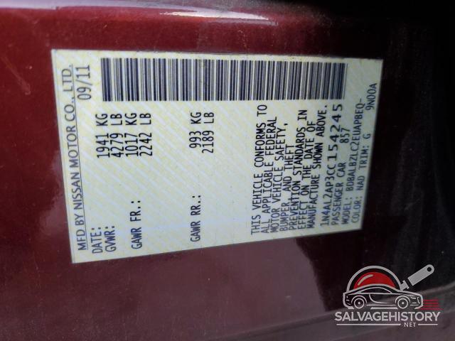 1N4AL2AP3CC154245 2012 NISSAN ALTIMA photo no. 12