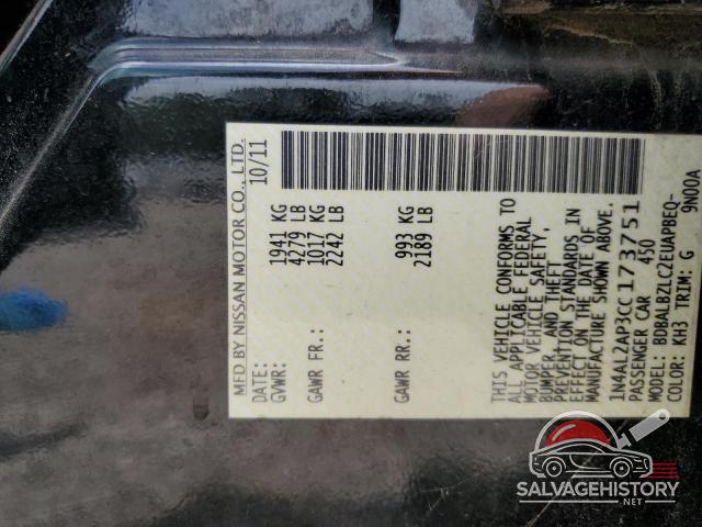 1N4AL2AP3CC173751 2012 NISSAN ALTIMA photo no. 13