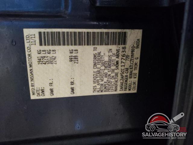1N4AL2AP5CC177638 2012 NISSAN ALTIMA photo no. 13