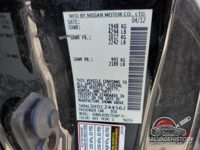 1N4AL2EP2CC244562 2012 NISSAN ALTIMA photo no. 13