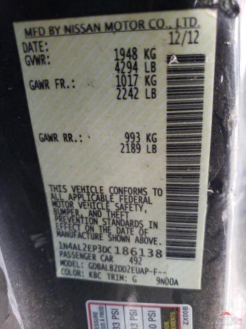 1N4AL2EP3DC186138 2013 NISSAN ALTIMA photo no. 12