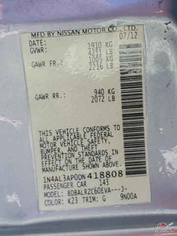 1N4AL3AP0DN418808 2013 NISSAN ALTIMA photo no. 12