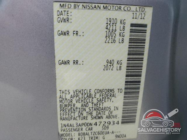 1N4AL3AP0DN472934 2013 NISSAN ALTIMA photo no. 13