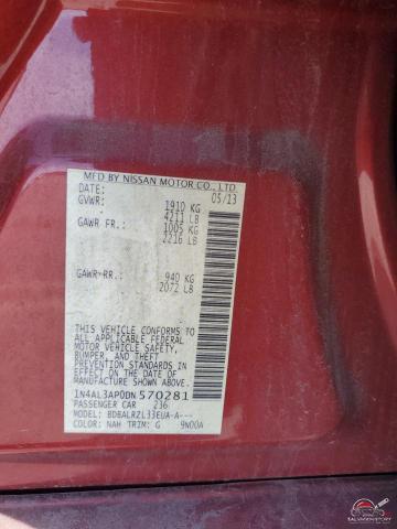 1N4AL3AP0DN570281 2013 NISSAN ALTIMA photo no. 12