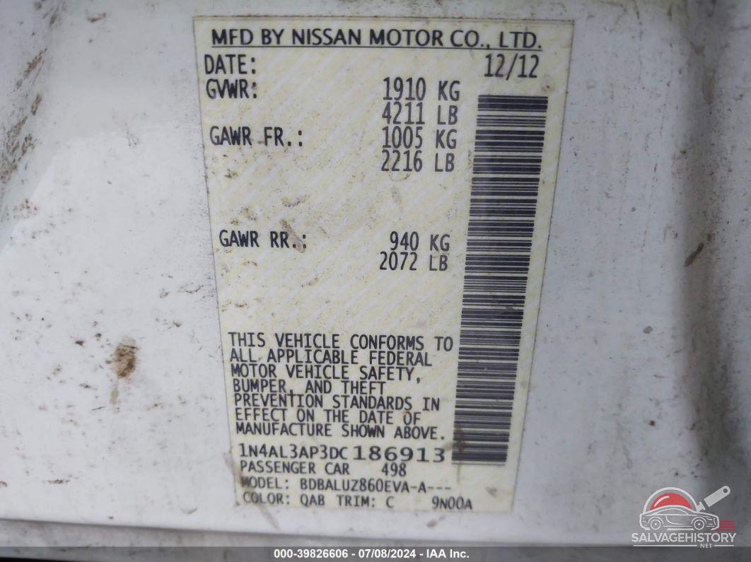 1N4AL3AP3DC186913 2013 NISSAN ALTIMA photo no. 9