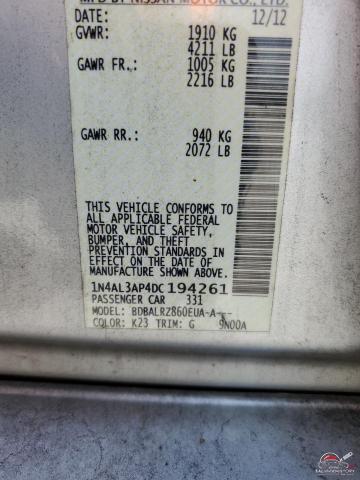 1N4AL3AP4DC194261 2013 NISSAN ALTIMA photo no. 12
