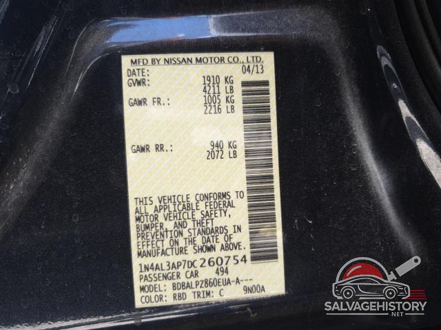 1N4AL3AP7DC260754 2013 NISSAN ALTIMA photo no. 12