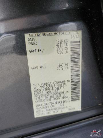 1N4AL3AP7DN491691 2013 NISSAN ALTIMA photo no. 10
