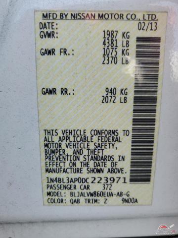 1N4BL3AP0DC223971 2013 NISSAN ALTIMA photo no. 12