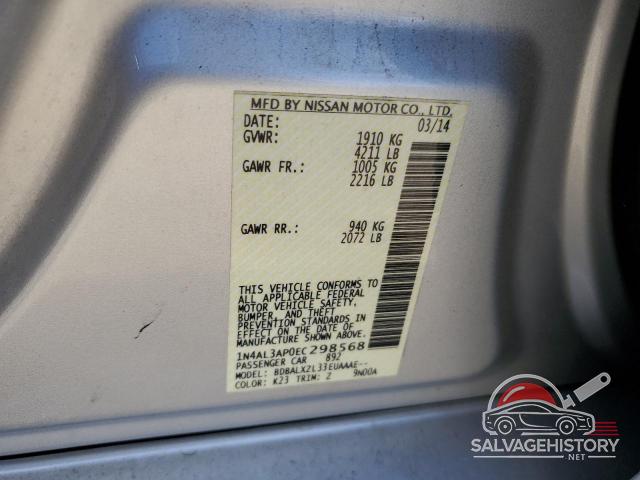 1N4AL3AP0EC298568 2014 NISSAN ALTIMA photo no. 12